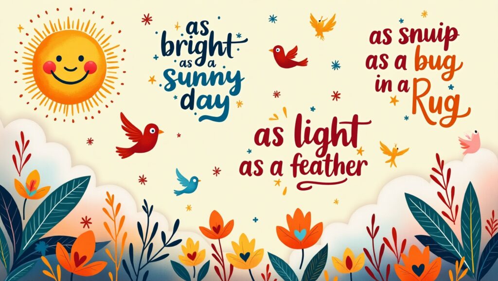 20 Similes For Happiness 2 Joyful as a spring morning