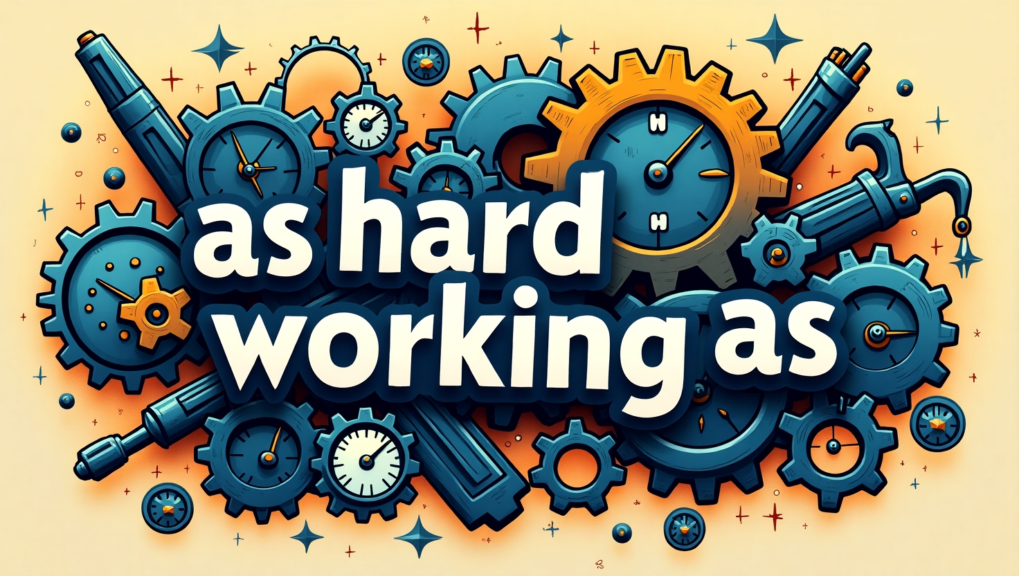 as hardworking as simile