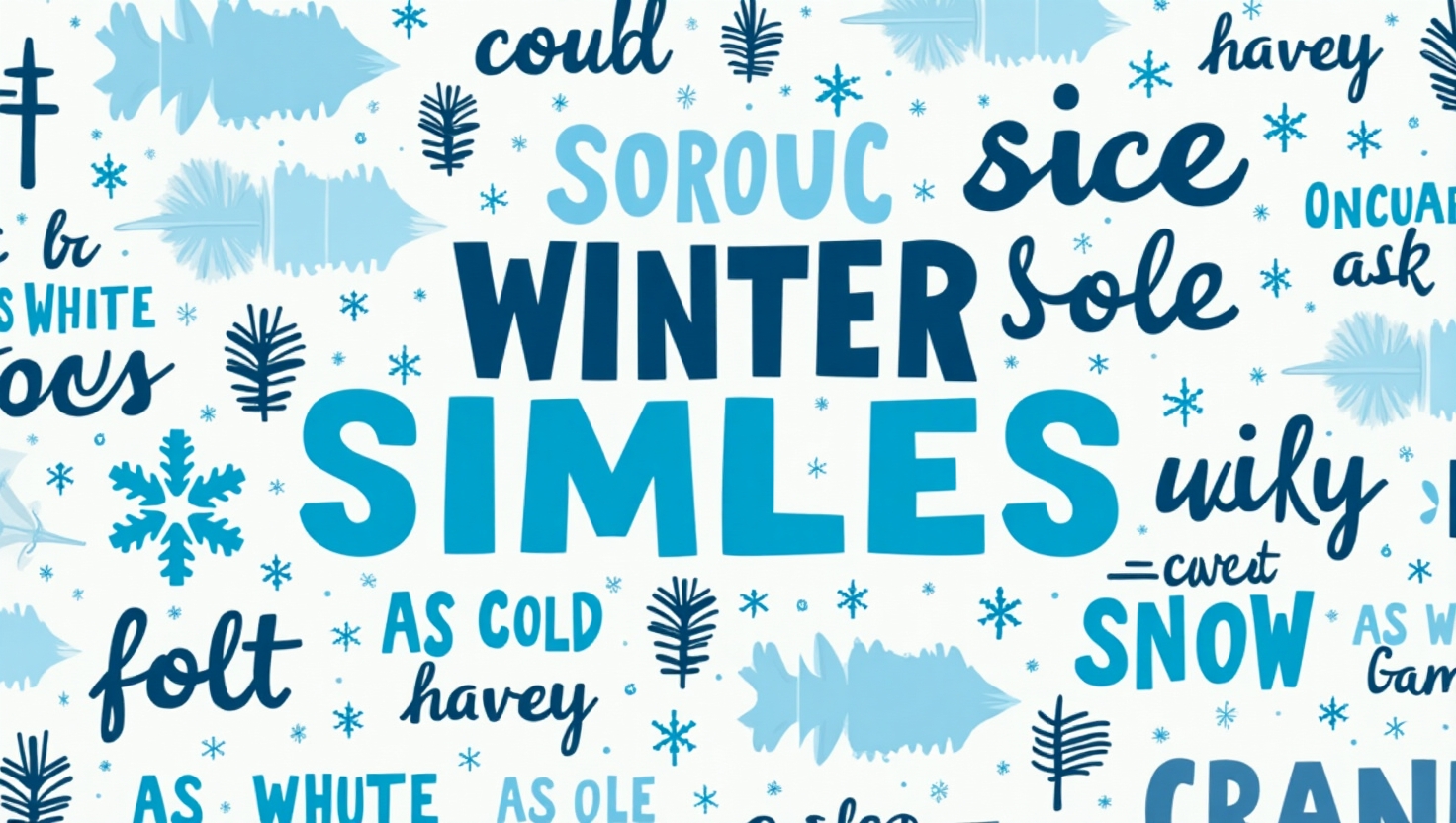 Winter Similes