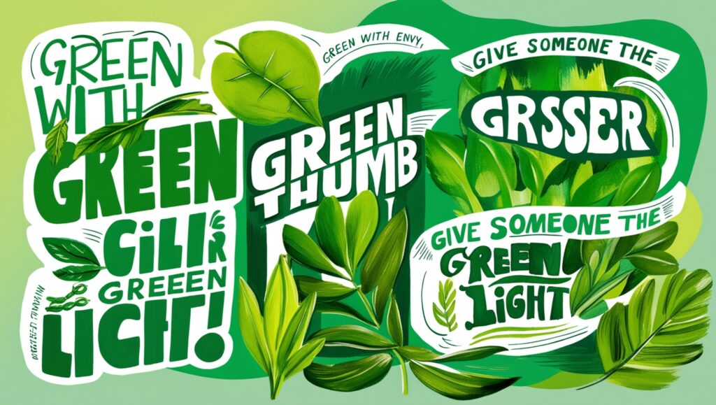 20 Popular Green Idioms 2 Green-Eyed Monster
