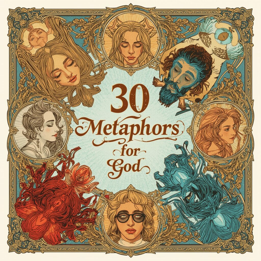 30 Metaphors for God 2 Lucid Realism A surreal dreamlike illustration depicting 30 me 2