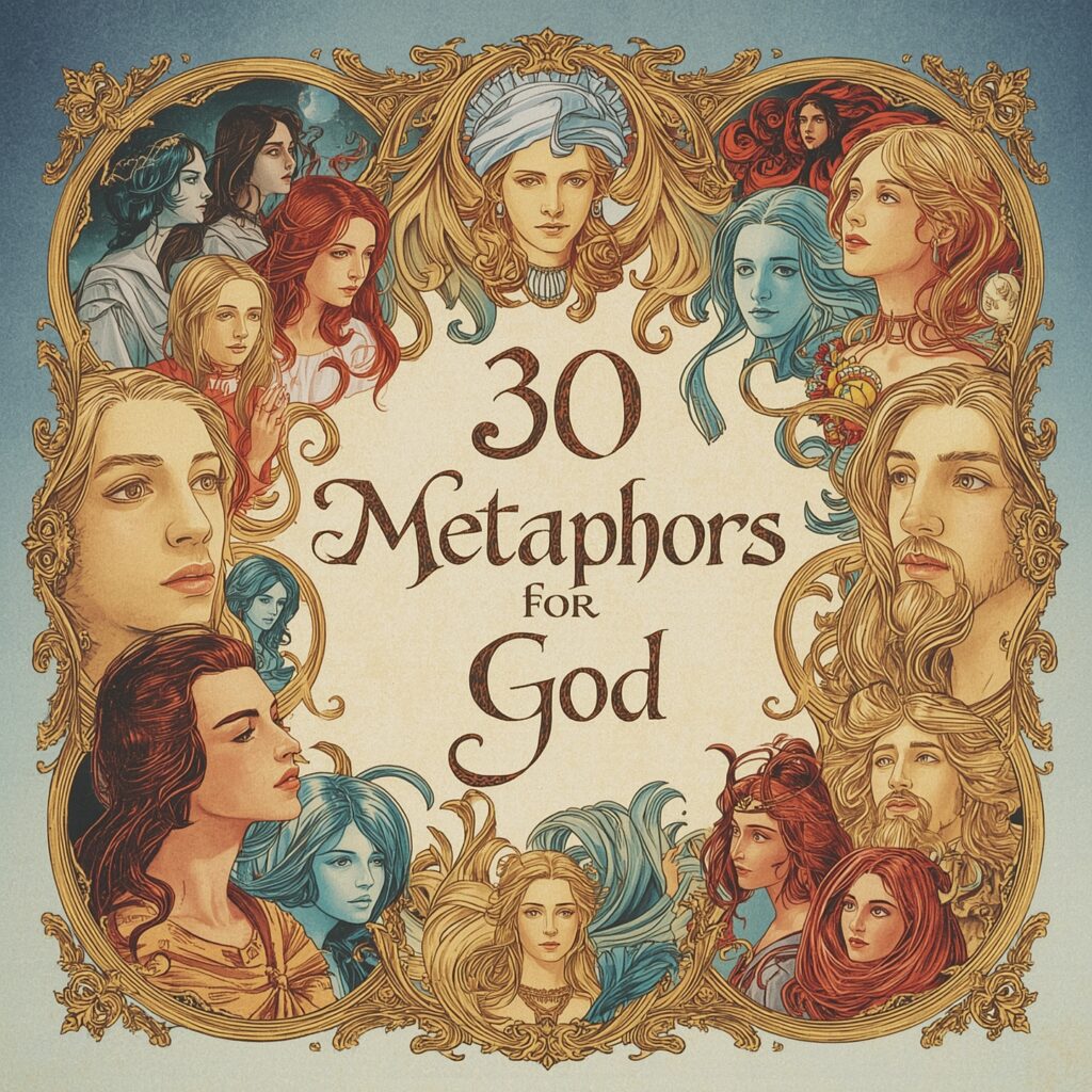 30 Metaphors for God 3 Lucid Realism A surreal dreamlike illustration depicting 30 me 3