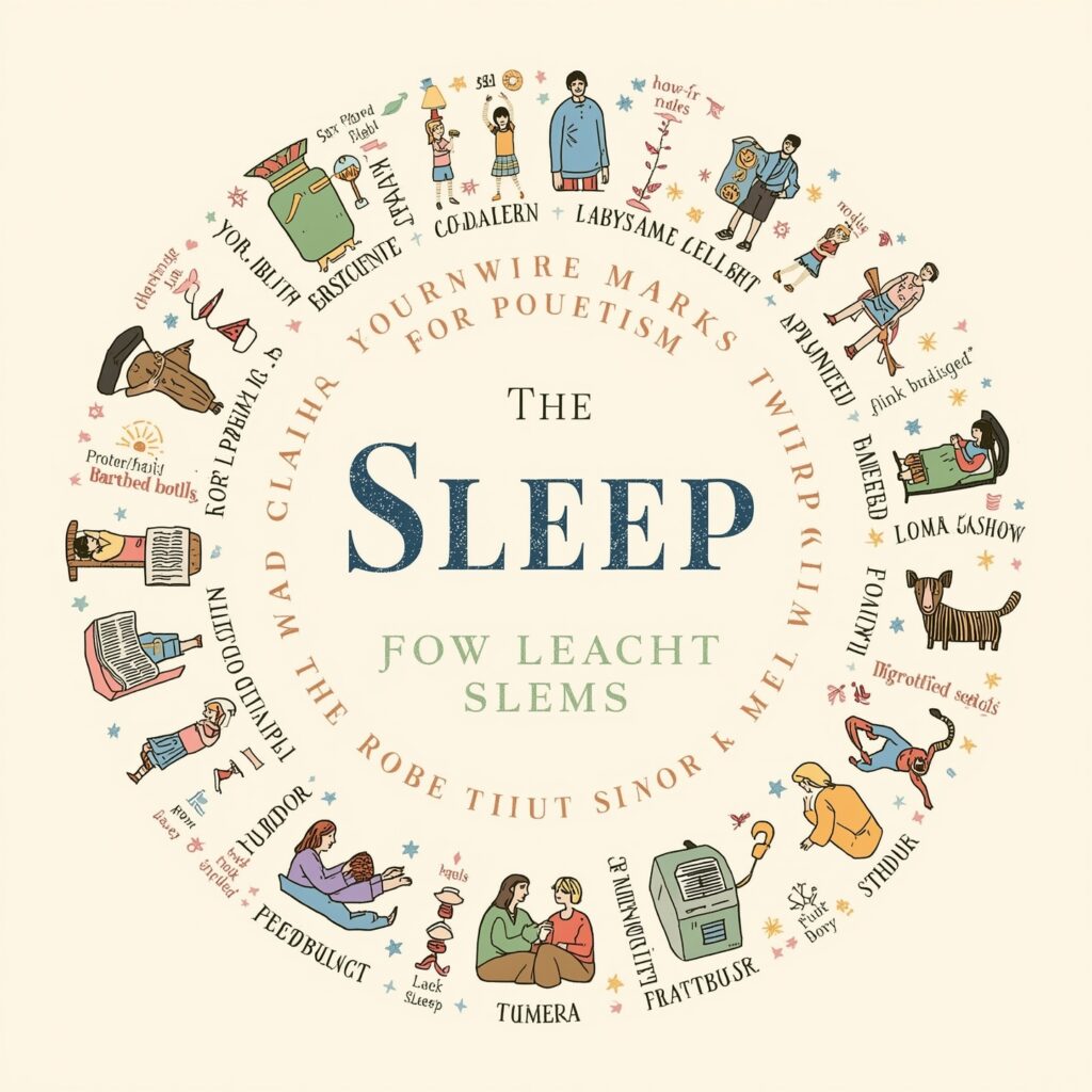 30 Idioms for Sleep 3 Lucid Realism A whimsical illustration featuring 30 idioms rel 3