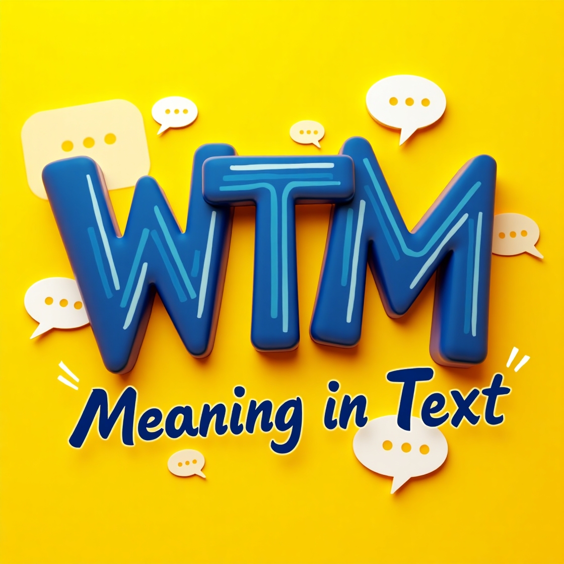 WTM Meaning in Text