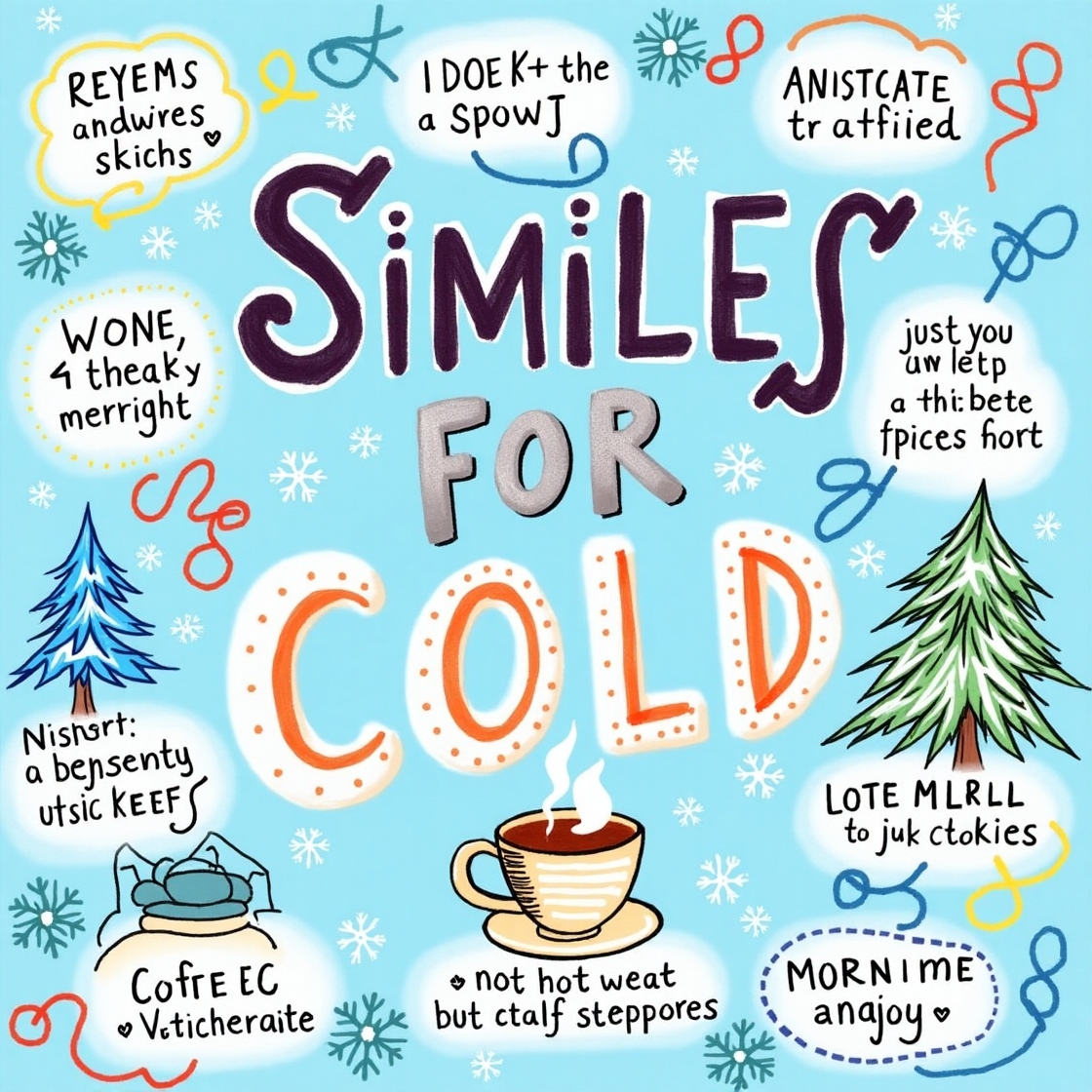 similes for cold