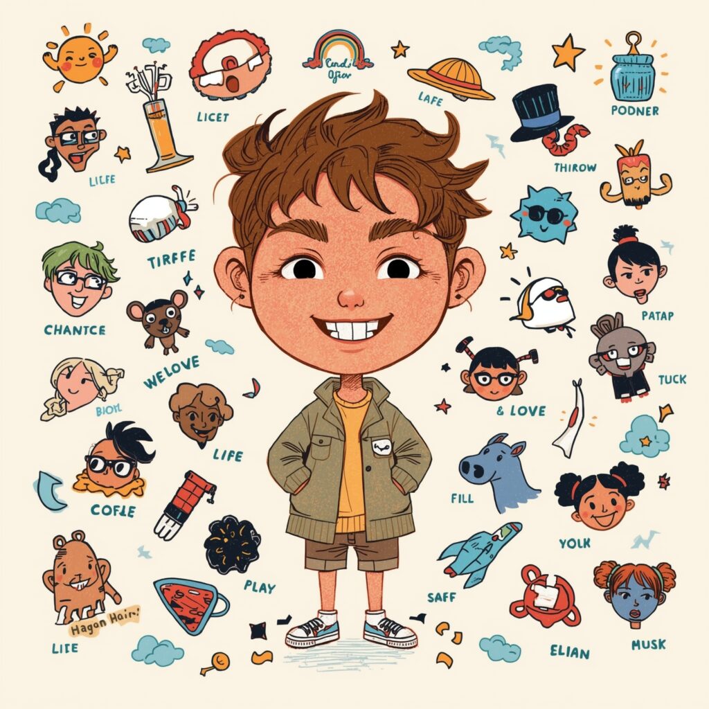 30 Idioms for Funny Person 2 Lucid Realism A whimsical illustration of a humorous individua 1