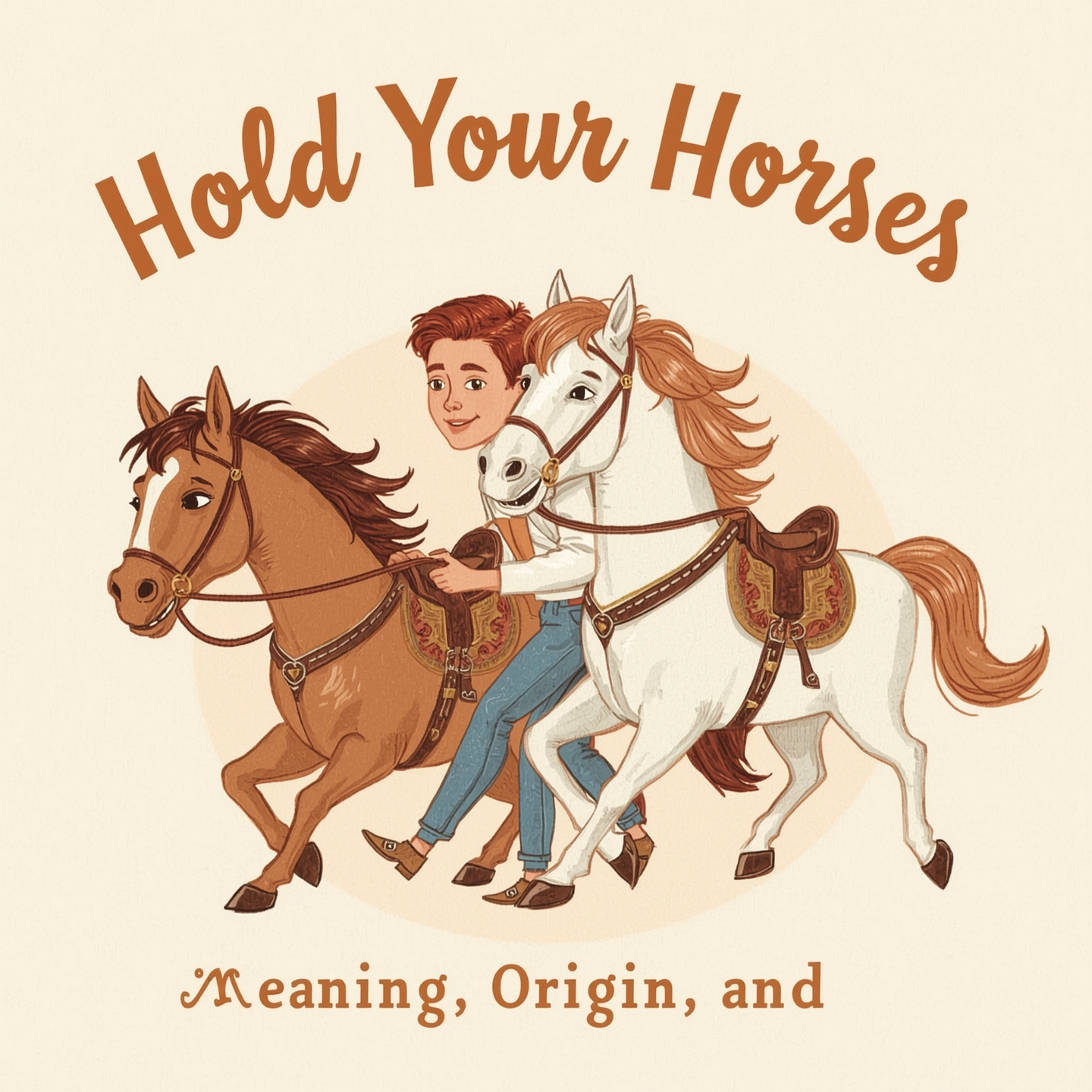 Hold Your Horses: Meaning, Origin, and Usage