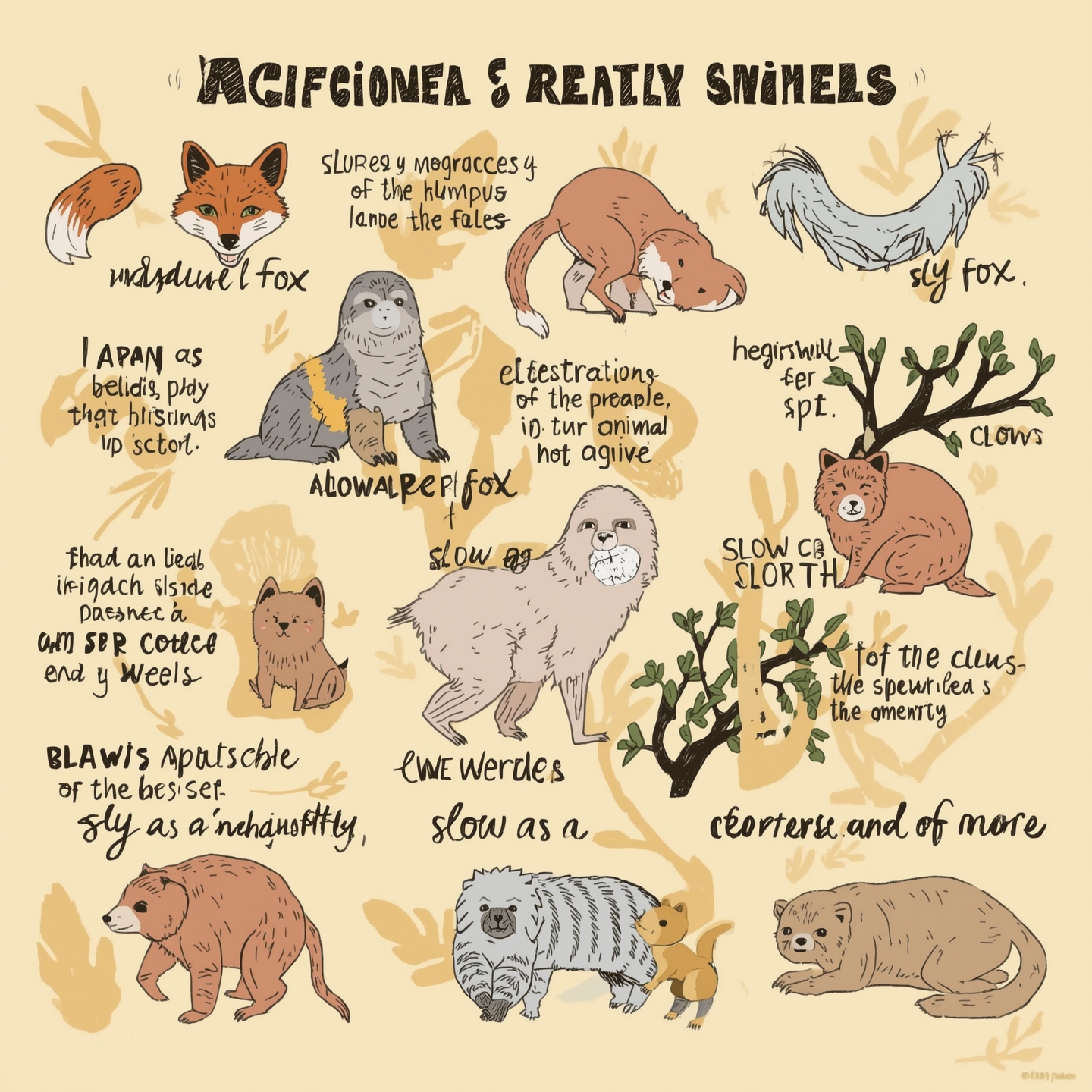 30 Similes for Animals